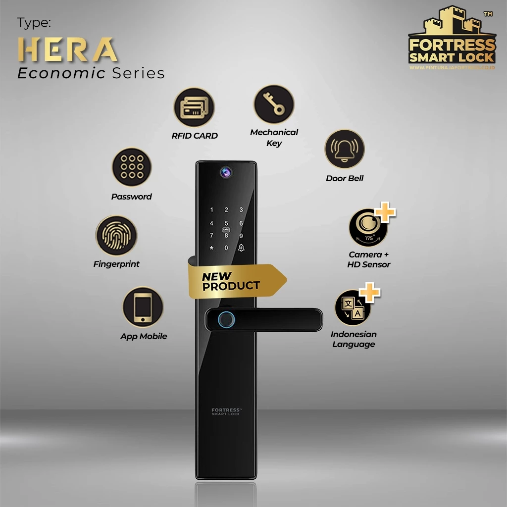 fitur smart door lock hera fortress