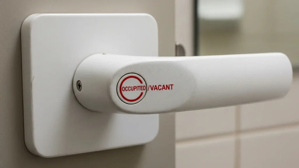 handle pintu kamar mandi plastik