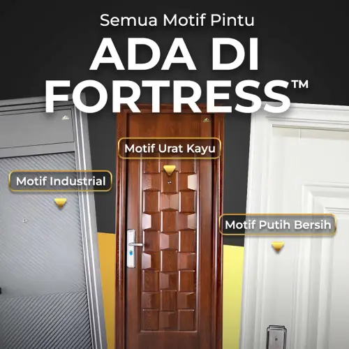 pintu baja fortress banyak motif