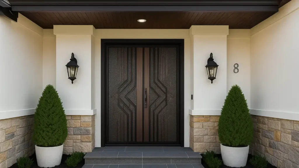 Desain Pintu Rumah Klasik Modern