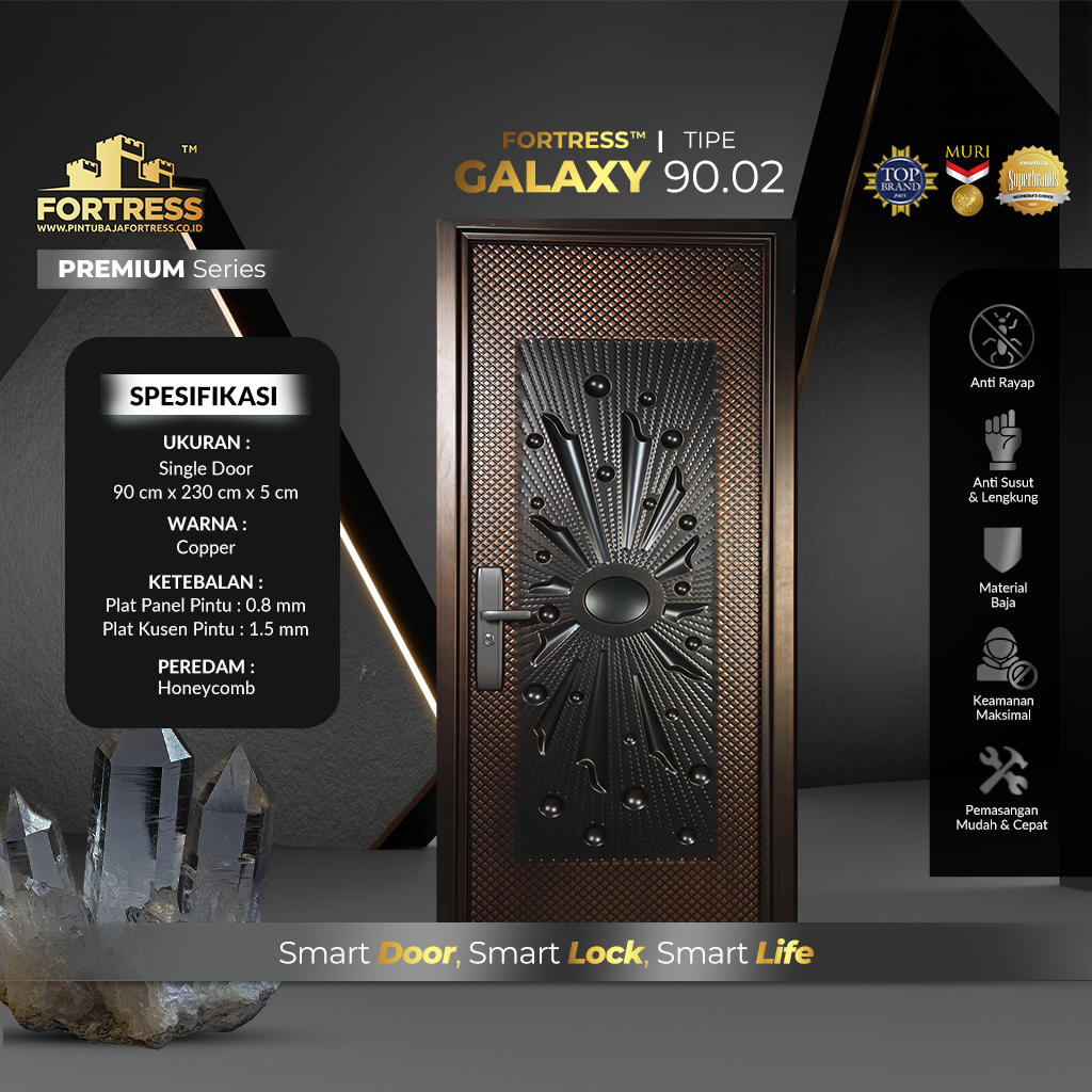 Pintu Baja Fortress Galaxy 90.02