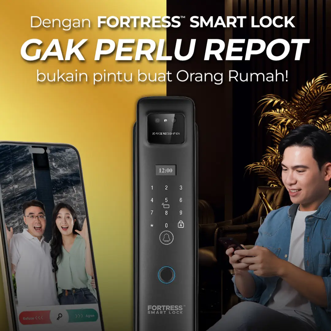 Keamanan Rumah Semakin Terjamin dengan Smart Door Lock Fortress