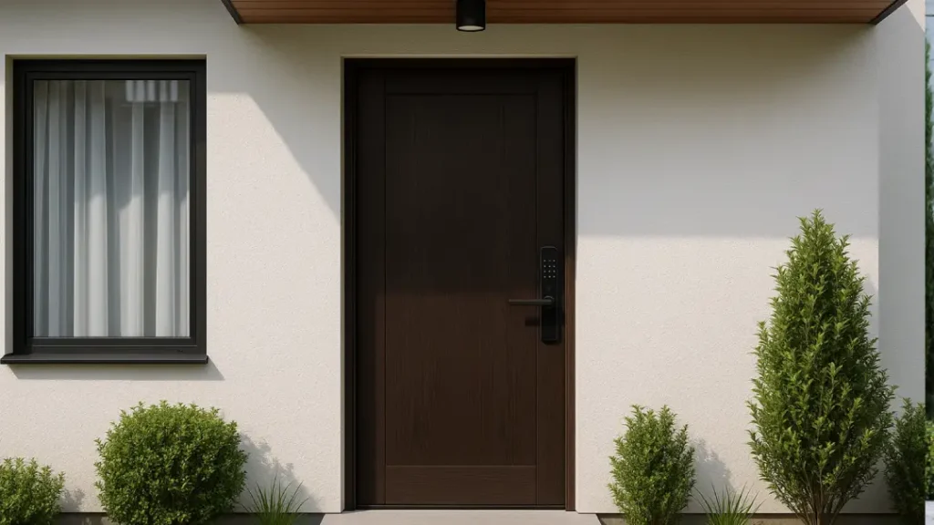 Model Pintu Rumah Cantik dengan Teknologi Smart Lock
