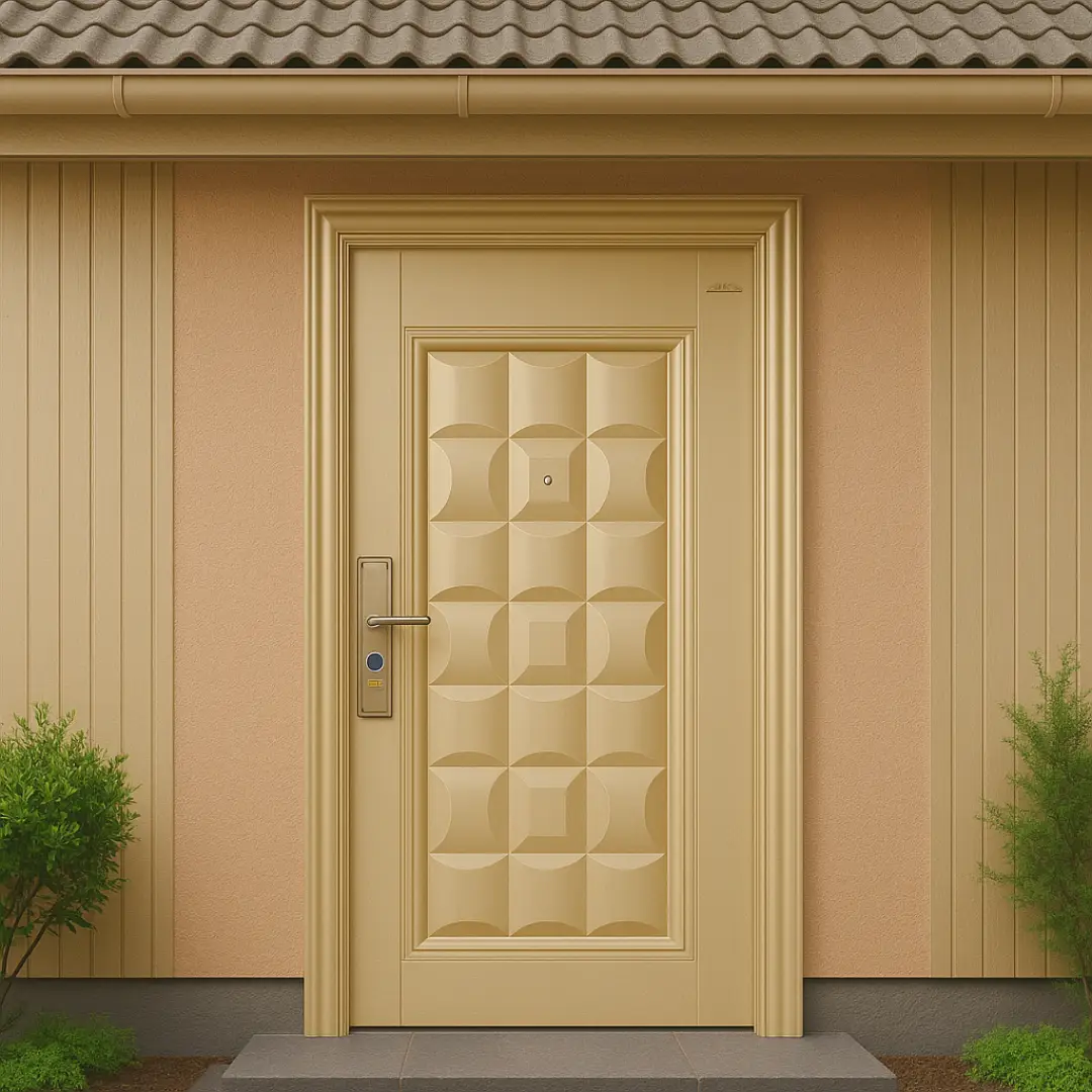 Pintu Rumah Mewah Champagne Gold