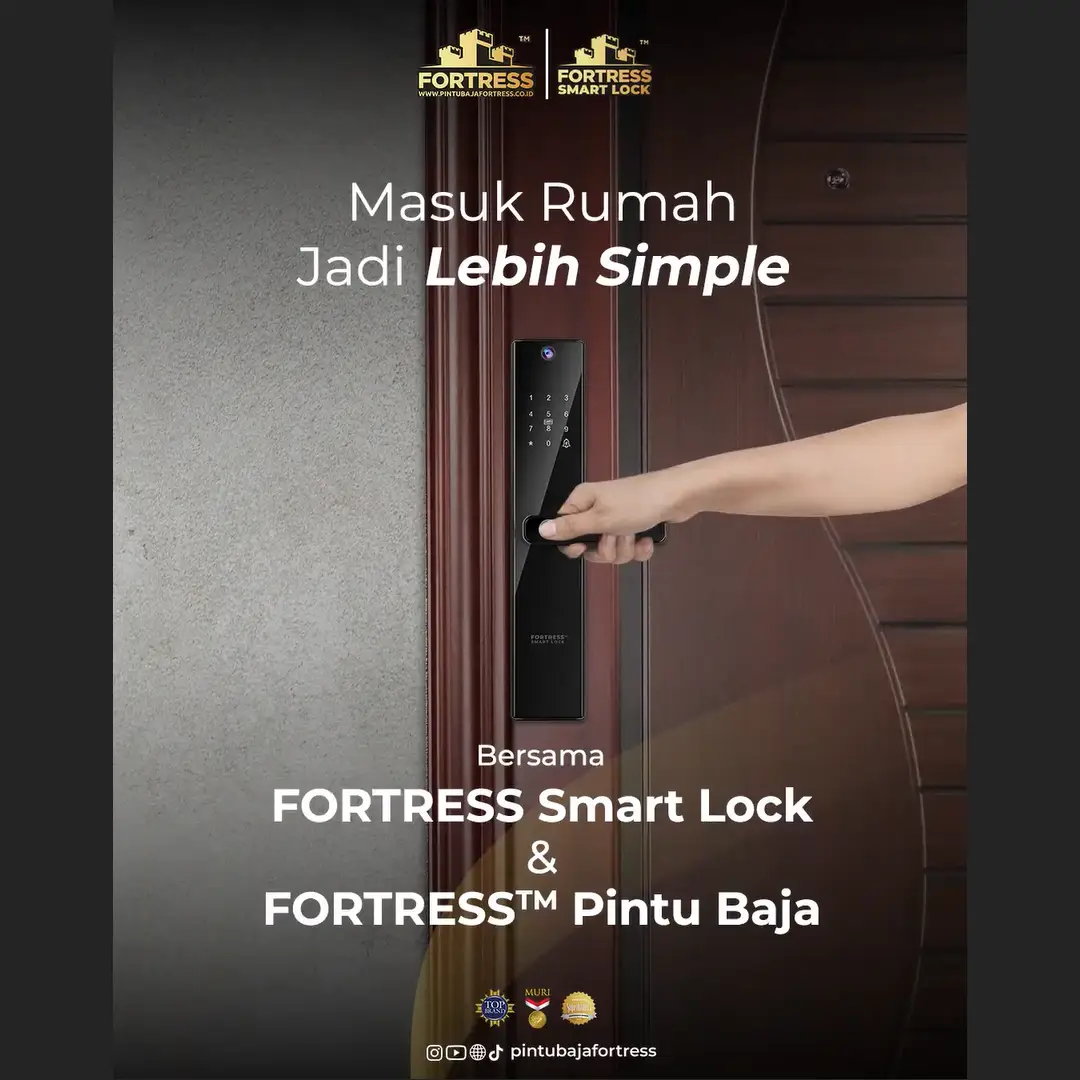 Smart Lock Fortress, Solusi Keamanan Tingkat Ganda Pintu Anda
