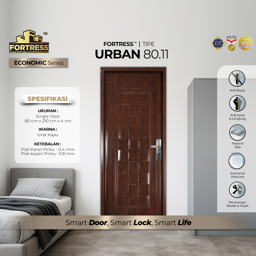 pintu baja fortress urban 80.11