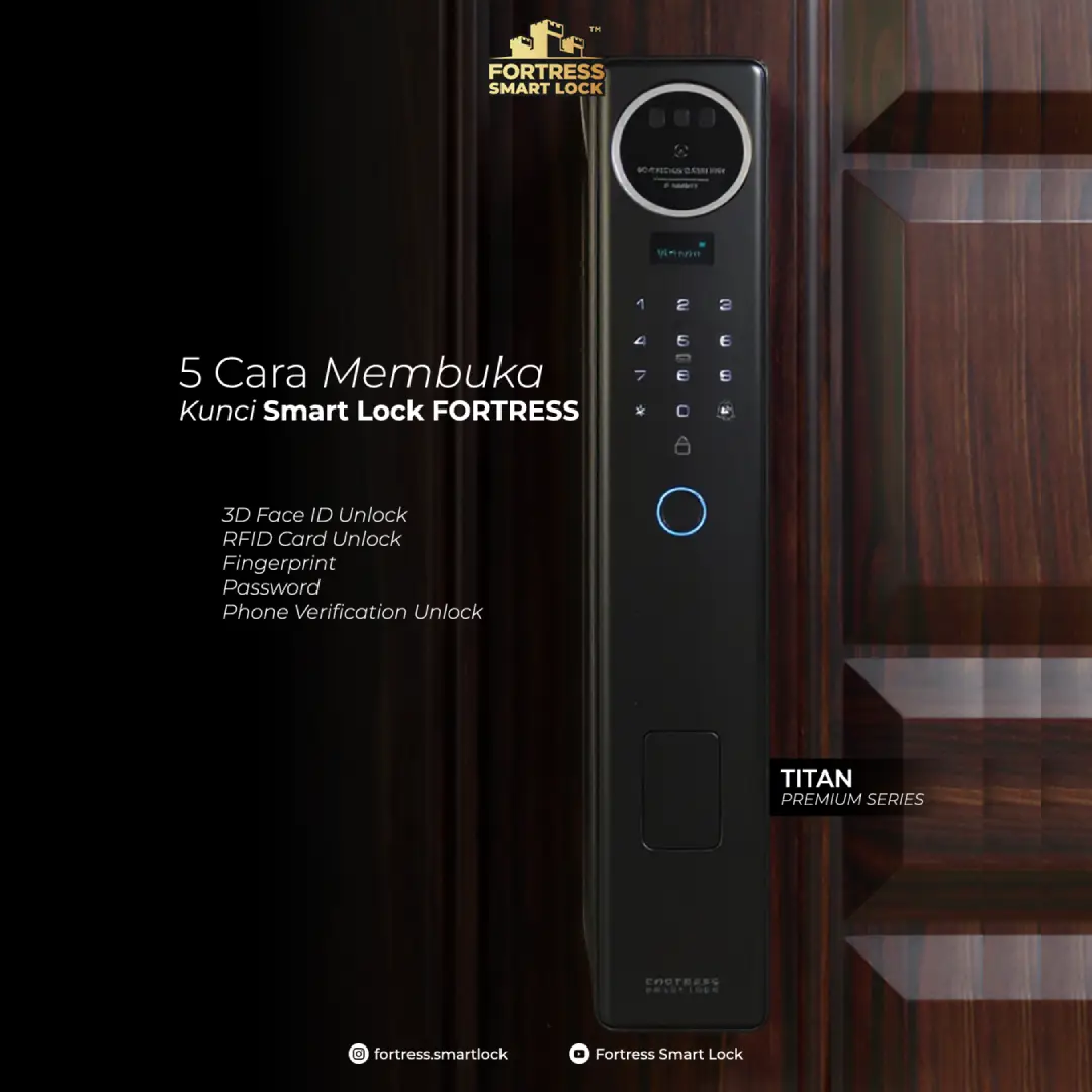 pintu baja fortress dan smart lock