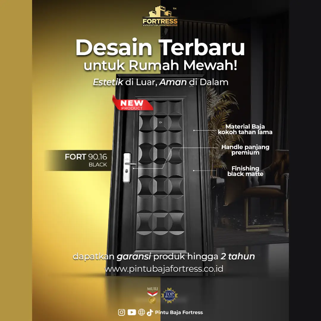 pintu rumah mewah fortress