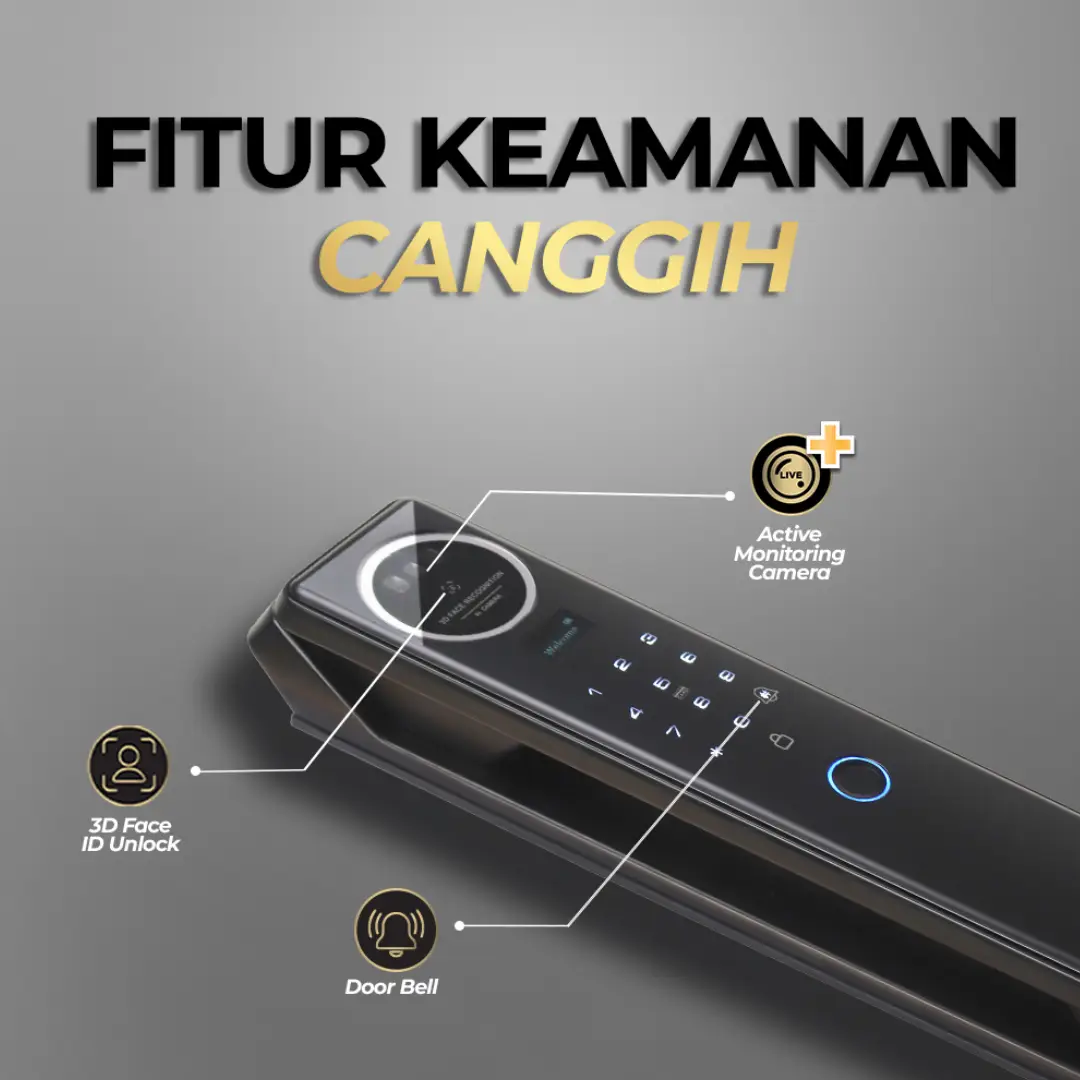 smart door lock fortress dibekali fitur keamanan canggih