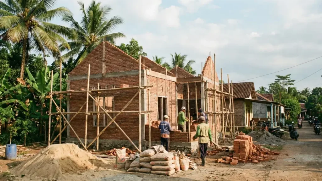 bangun rumah 50 juta di kampung