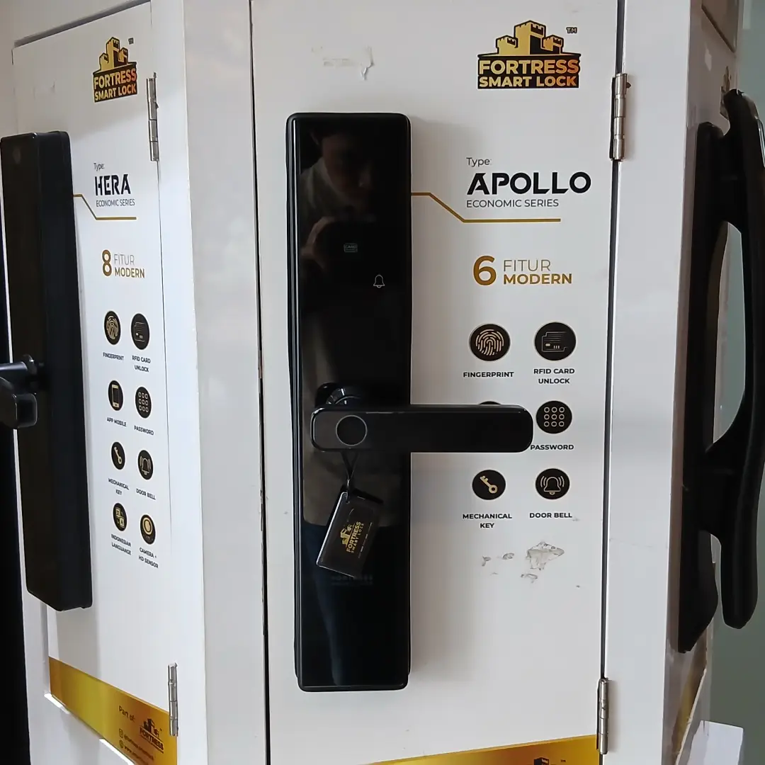foto smart door lock fortress tipe apollo economics series