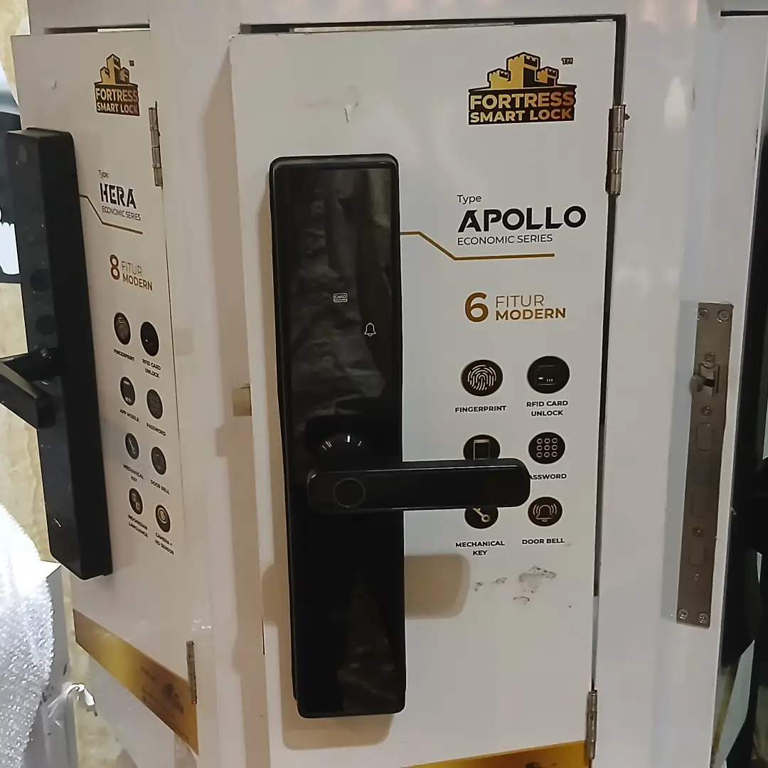 foto smart door lock fortress apollo series ekonomis