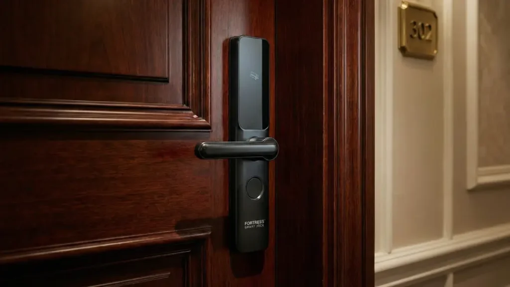 kunci pintu hotel kartu merk fortress