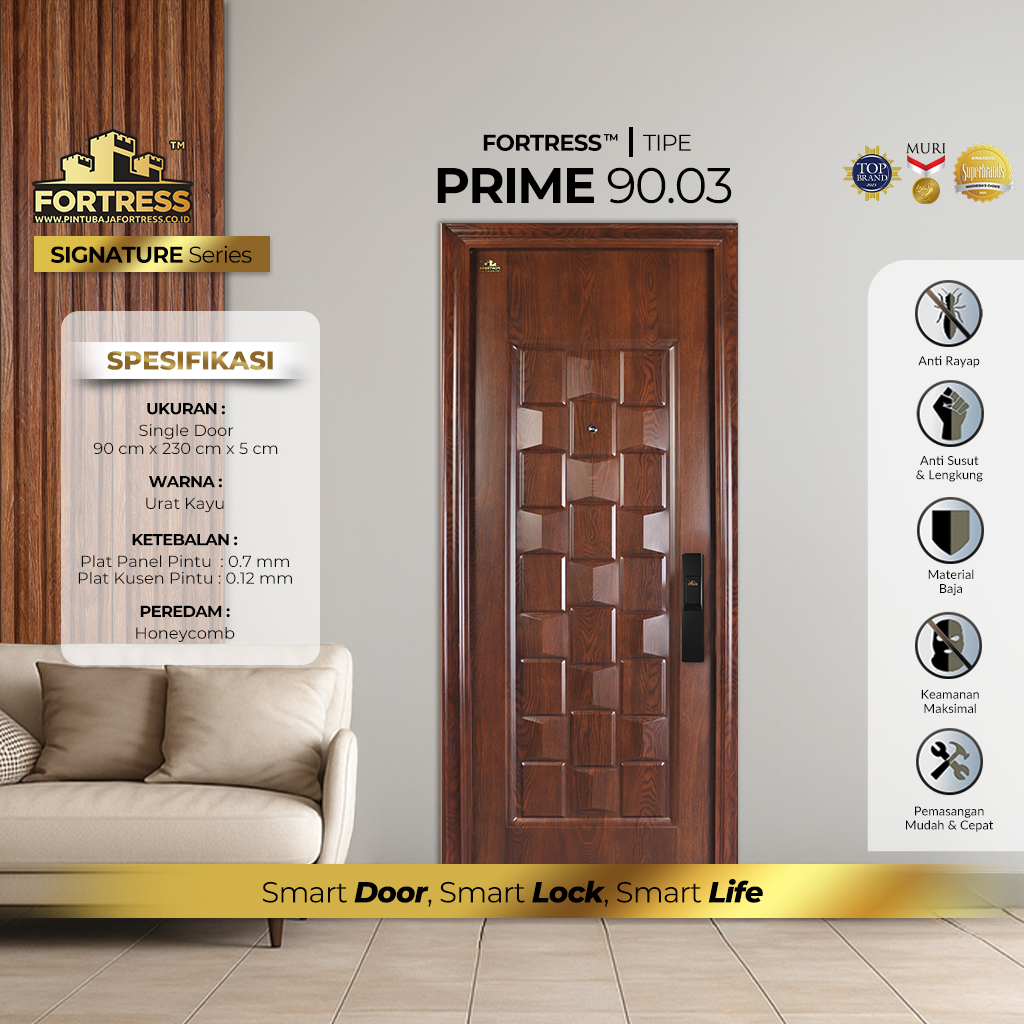 pintu baja fortress tipe prime 90.03