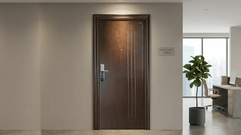 Pintu Kantor Kayu Minimalis