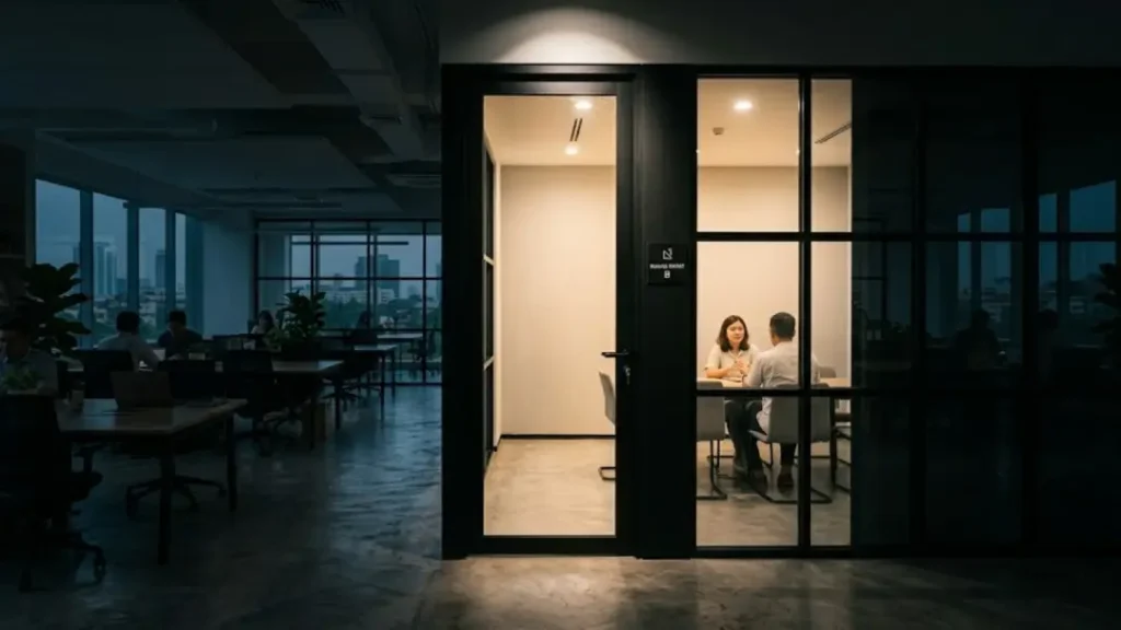 pintu kantor aluminium