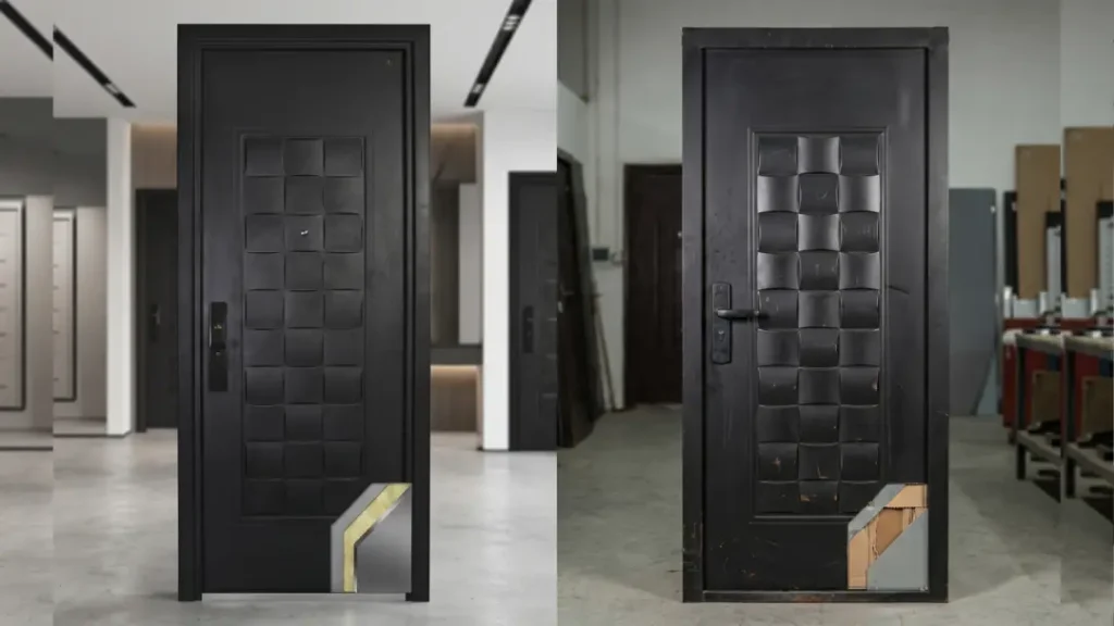 Bagaimana cara membedakan pintu baja asli dan palsu?