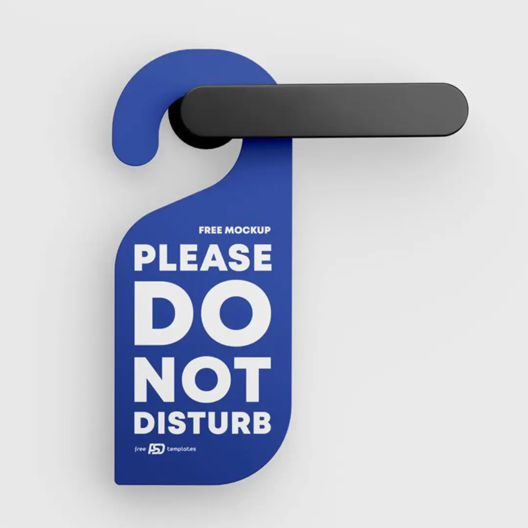 Gantungan Pintu Hotel Biru Tua Mewah