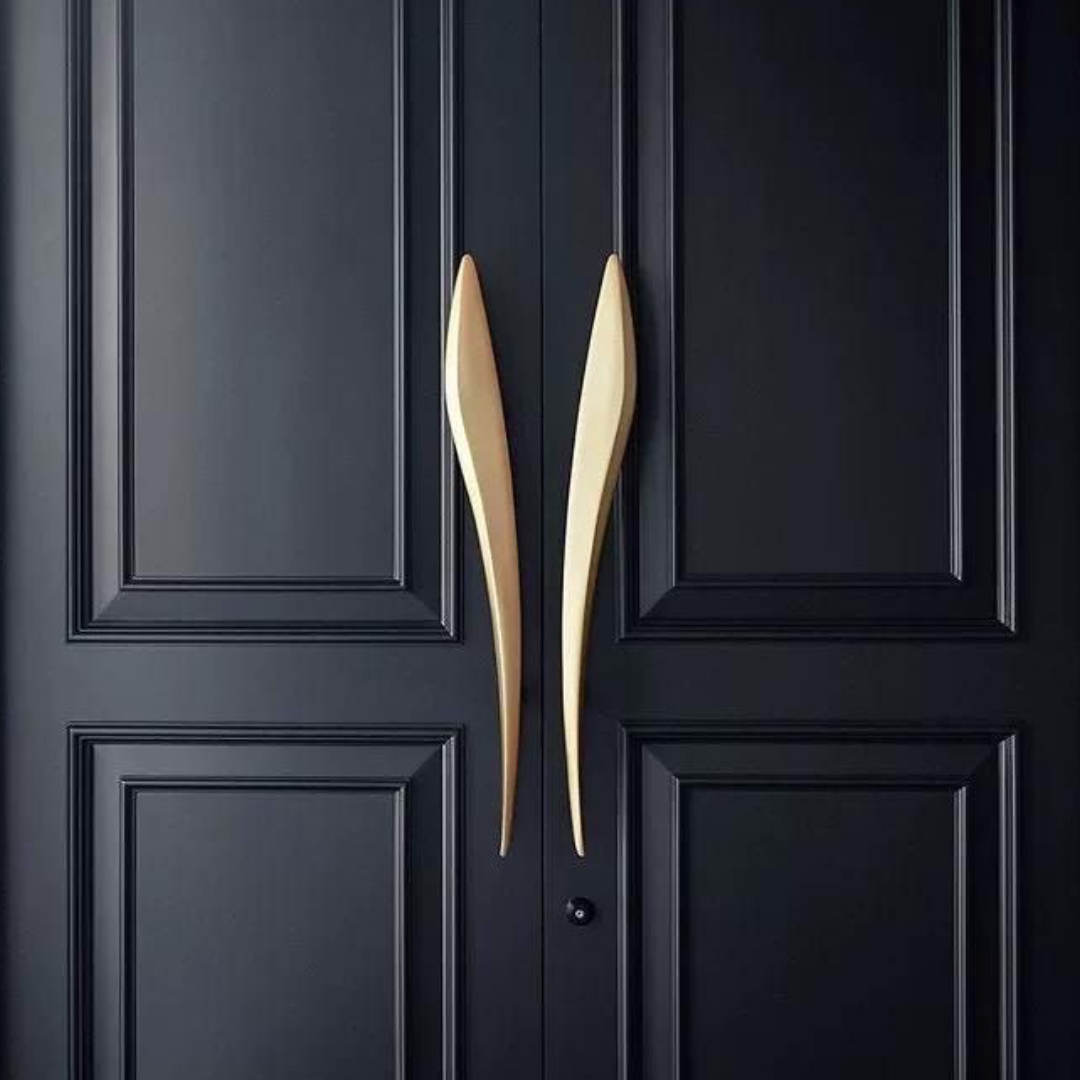 Model Gagang Pintu Double Door Bulu Emas