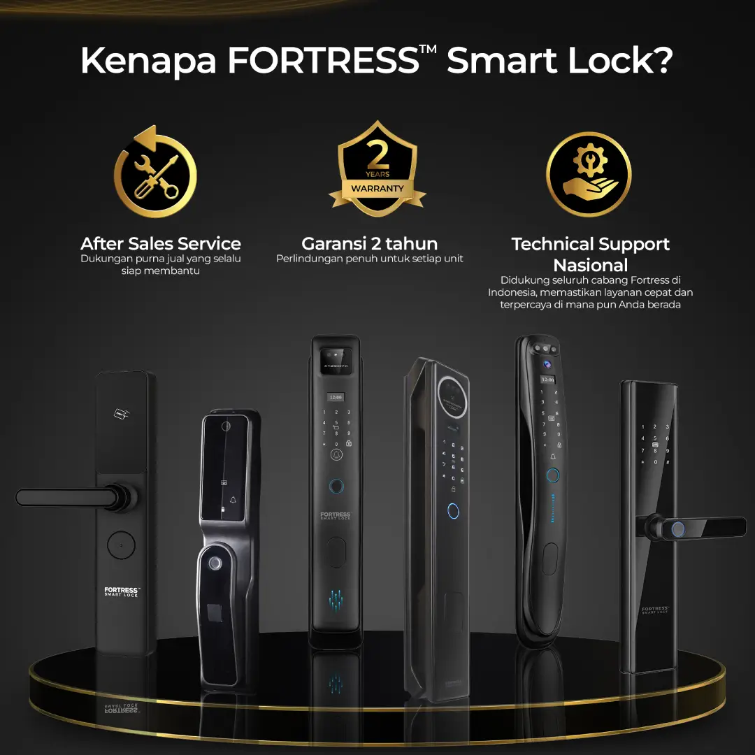 model smart door lock fortress