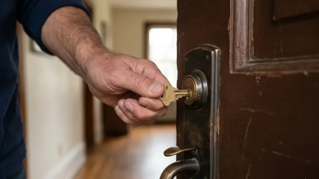 penyebab kunci pintu tidak bisa diputar