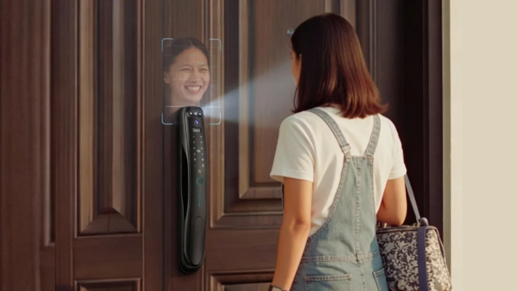 smart door lock face recognition