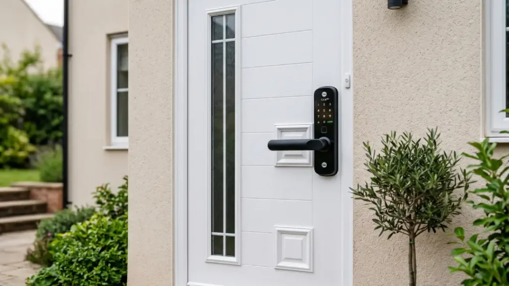 upvc smart door lock