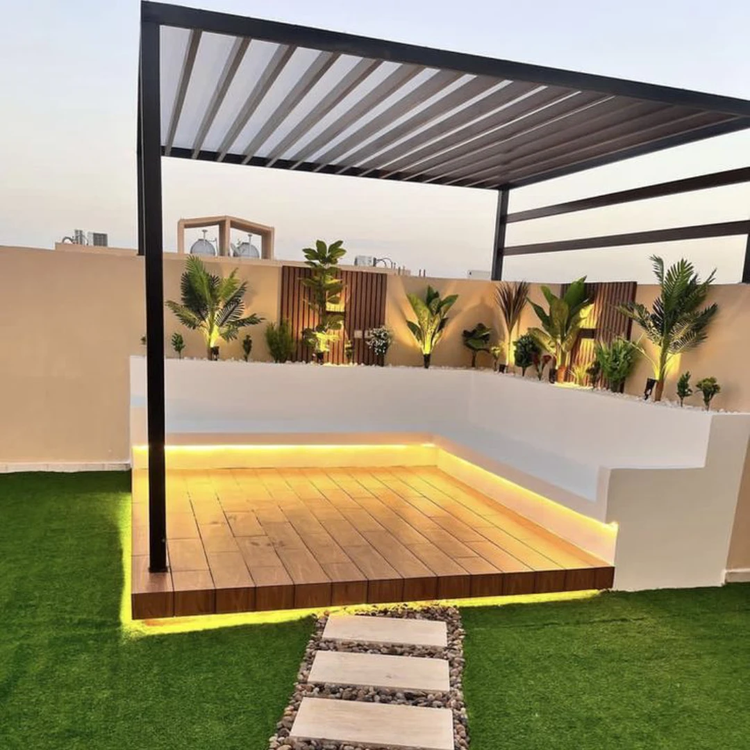 Rooftop Sederhana Bergaya Modern Minimalis