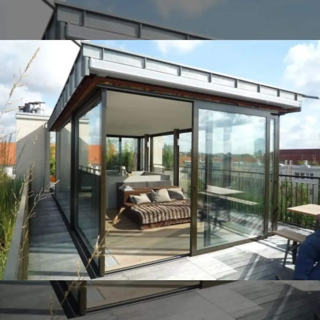 Rooftop Kaca Sekaligus Kamar Tidur yang Nyaman