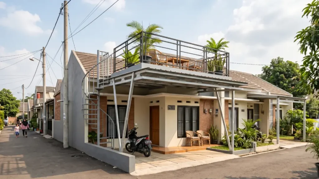 Rooftop Rumah Subsidi