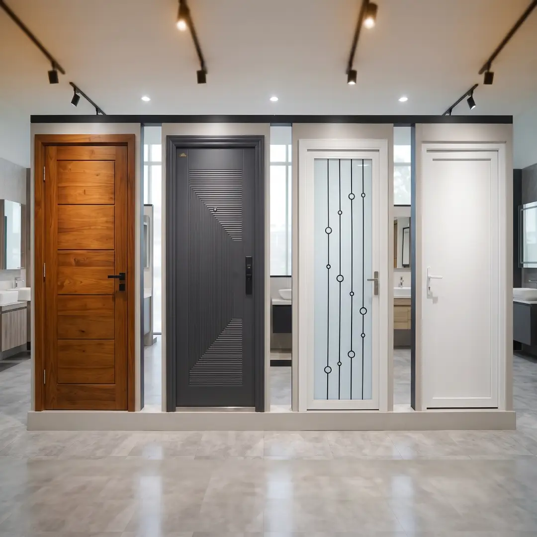 pintu kamar mandi dalam berbagai model