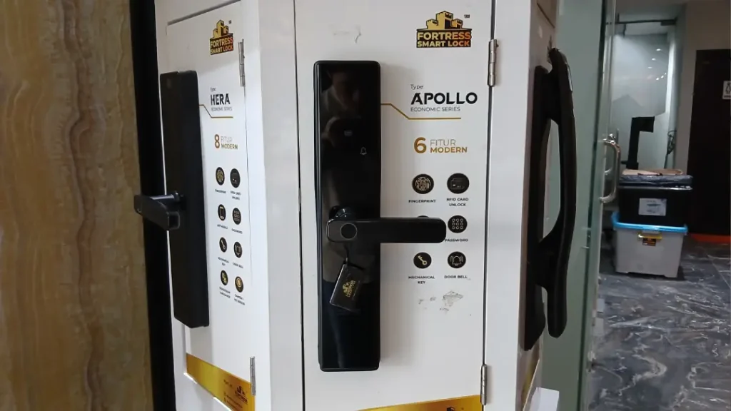 cara pasang fortress smart lock apollo