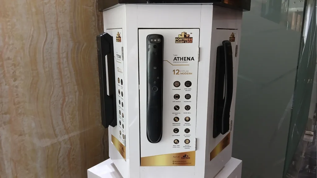 cara pasang fortress smart lock athena