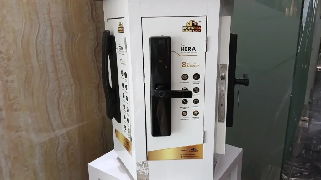 cara pasang fortress smart lock hera