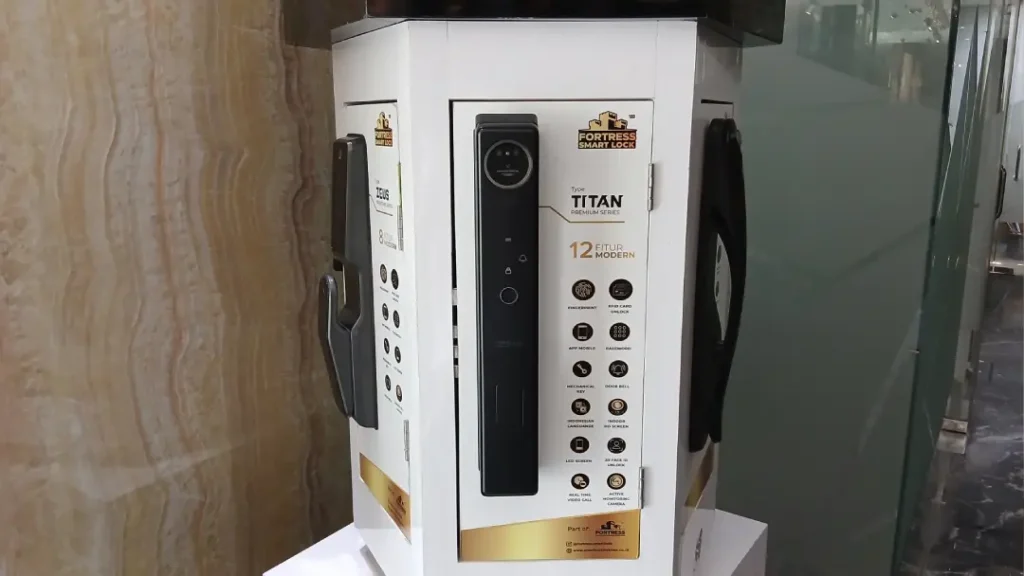 cara pasang fortress smart lock titan