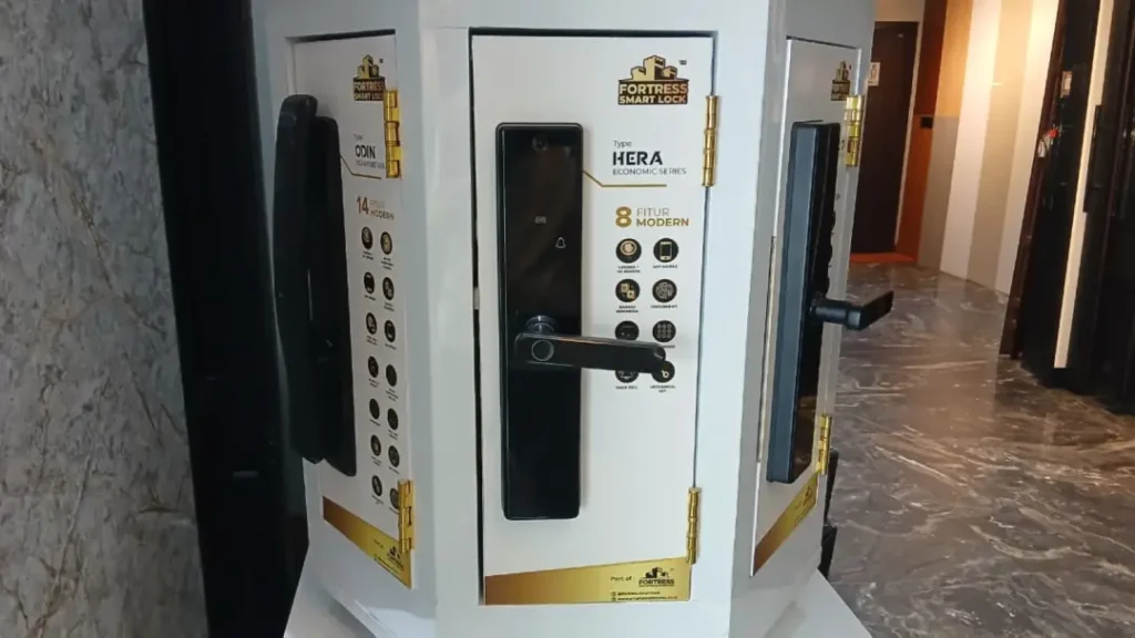 cara setting fortress smart lock hera