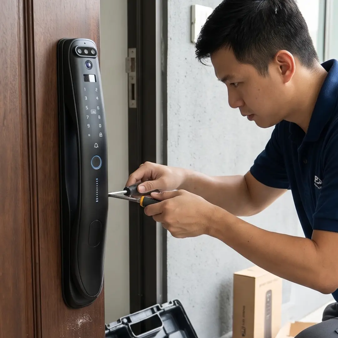 jasa pasang smart door lock malang dari fortress
