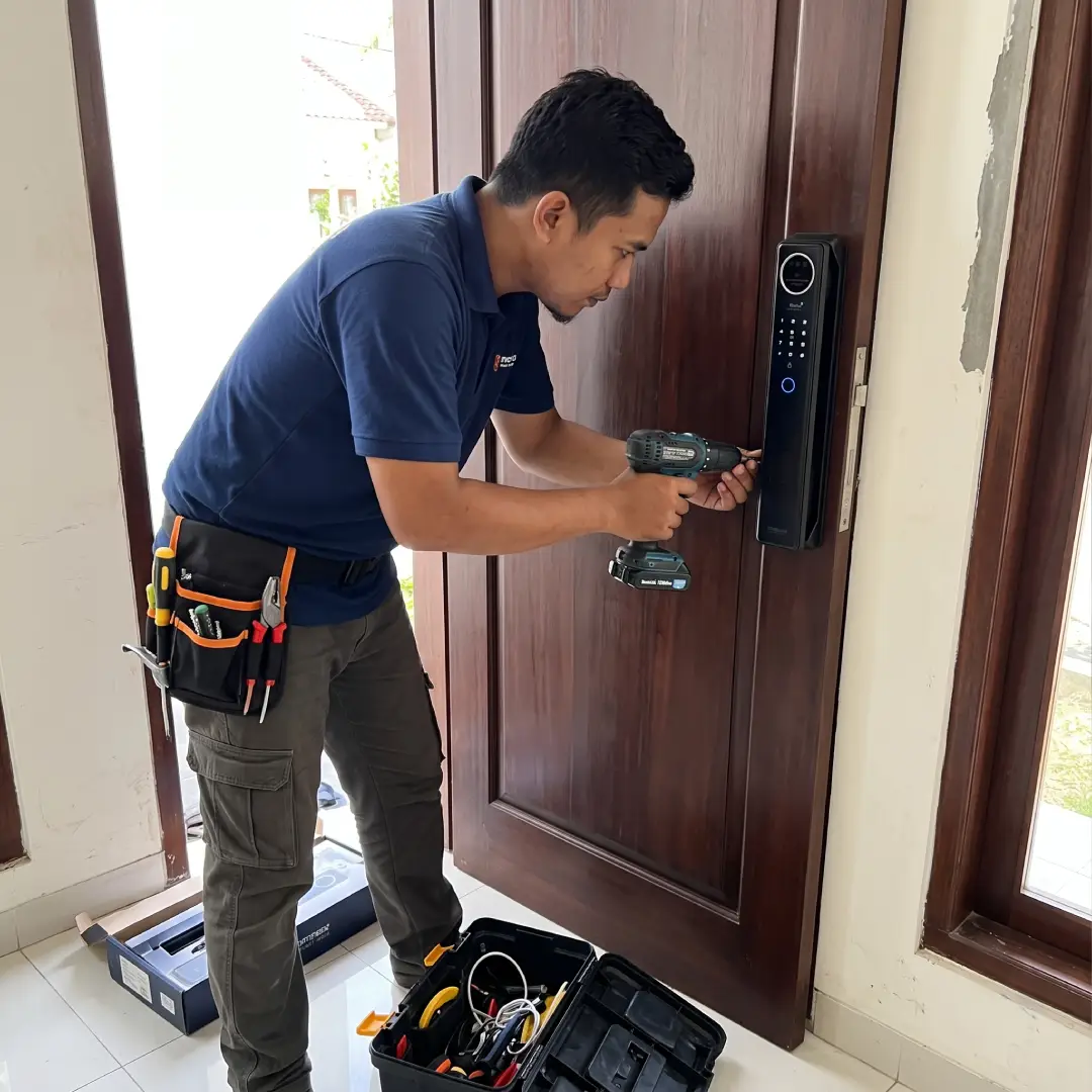 jasa pasang smart door lock surabaya