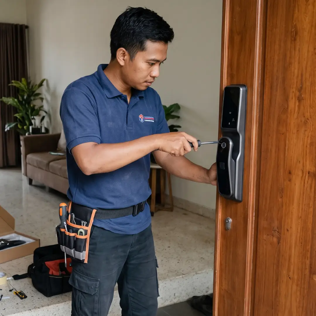 jasa pasang smart lock manual fortress