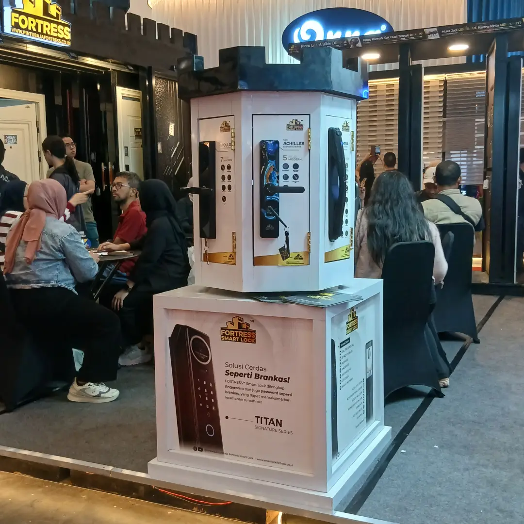 smart door lock terbaik merk fortress