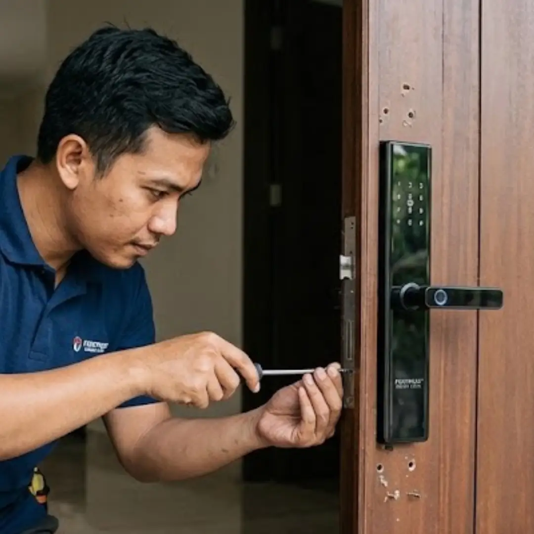 tukang pasang smart door lock fortress (1)
